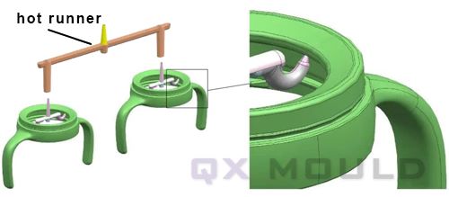 baby bottles cap mould design